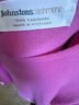 Johnstons Cashmere Solid Argyle Pink Cashmere Pullover Sweater Size M - photo 3