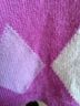 Johnstons Cashmere Solid Argyle Pink Cashmere Pullover Sweater Size M - photo 6