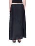 6397 Solid Black Deconstructed Midi Skirt Size L - photo 4