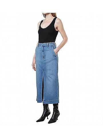 Enza Costa Soft Touch Slit Skirt (view 2)