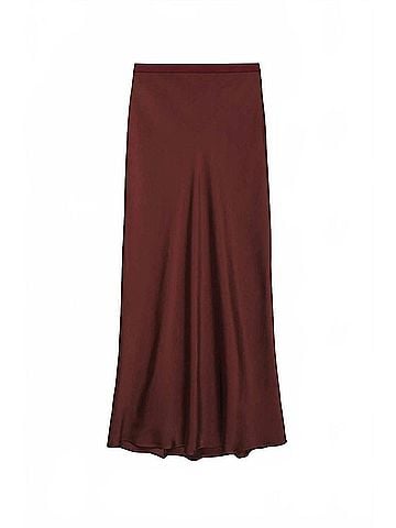 Anine Bing Bar Silk Midi Skirt (view 1)