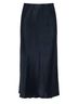 maxmara Solid Black Alessio Midi Skirt Size 2 - photo 1