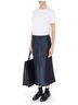 maxmara Solid Black Alessio Midi Skirt Size 2 - photo 2