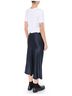 maxmara Solid Black Alessio Midi Skirt Size 2 - photo 3