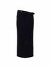 Versace Solid Black La Greca Midi Skirt Size 10 - photo 1