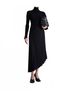 A.L.C. Print Black Tracy Tailored Midi Skirt Size 6 - photo 2
