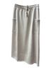 Rae Mode Solid Brown Women's Pull On Long Midi Skirt Size S - photo 1
