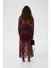 Gestuz Print Red Leala Skirt Size L - photo 5