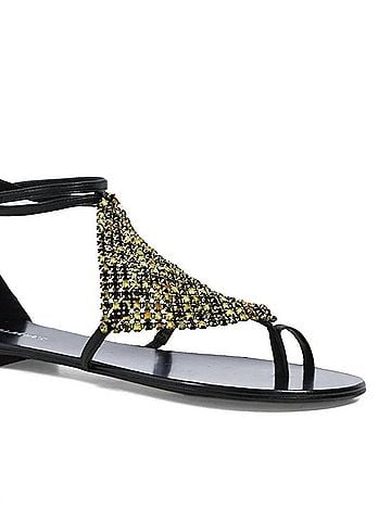 Lola Cruz Women's Flat Leather Sandals (view 2)