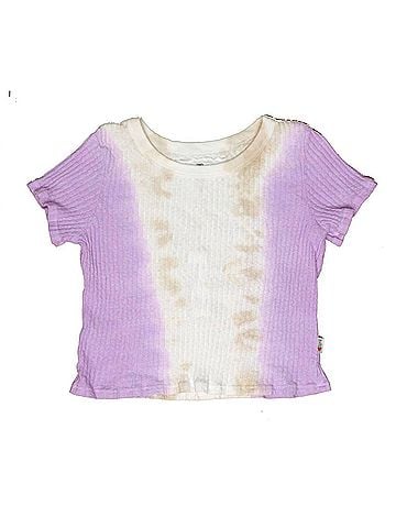 T2Love Girl's Hazel Tie Dye Short Sleeve Crop Top (view 1)