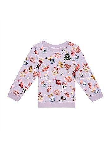 Posh Peanut Girl's Long Sleeve Sweatshirt (view 1)