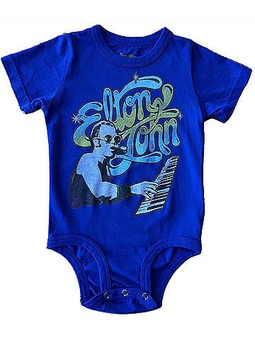 Rowdy Sprout Elton John Organic Onesie (view 1)
