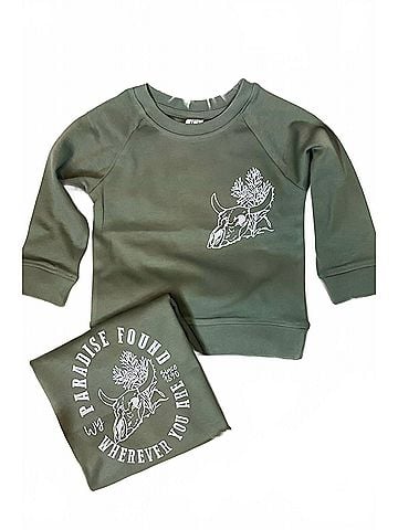 Colored Organics Kid's Paradise Found Wherever You Are Sweater (view 1)