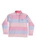 Prodoh Stripes Pink Kids' Sporty Snap Pullover Top Size 4T - photo 1