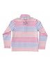 Prodoh Stripes Pink Kids' Sporty Snap Pullover Top Size 4T - photo 2