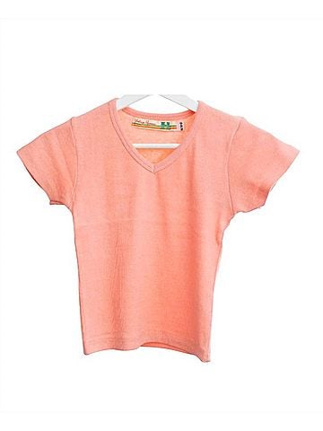 Vintage Havana Girl's Ribbed V-Neck Tee (view 1)