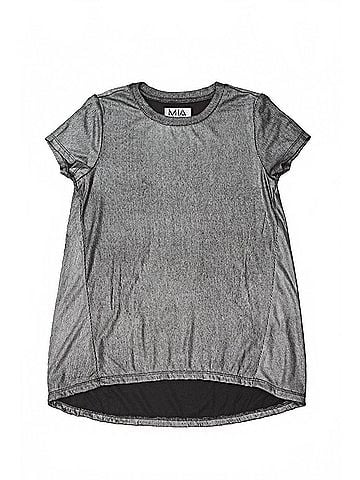 Mia Girl's Metallic Shine Tee (view 1)