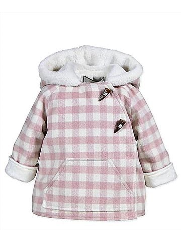 American Widgeon Girl's Plaid Wrap Jacket (view 1)