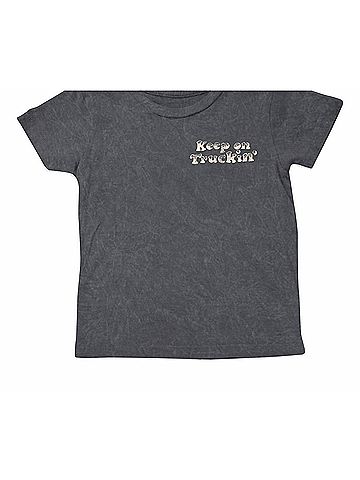 Tiny Whales Girls' Keep On Truckin' Short Sleeve Tee (view 2)