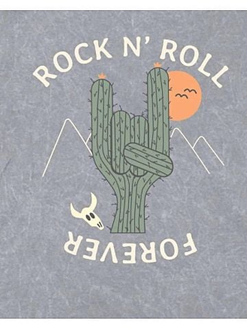 Tiny Whales Boys' Cactus Rock Muscle Tee (view 2)