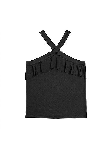 Mia Girls' Flutter Crossover Tank (view 1)