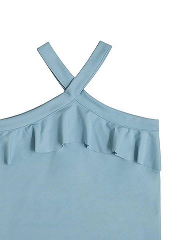 Mia Girls' Flutter Crossover Tank (view 2)