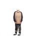 Tiny Whales Print Brown Boys' Explore Raglan Sweatshirt Size 7 - photo 3