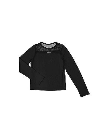 Mia Girls' Long Sleeve Stretch Mesh Top (view 1)