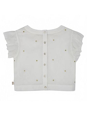 Billie Blush Baby's Ceremony Blouse (view 2)