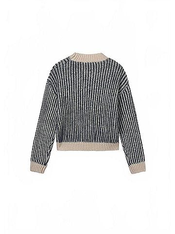 Mayoral Boys Microstripe Crew Neck Sweater (view 2)