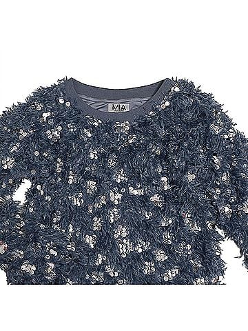Mia Girls Texture Sequin Sweater (view 2)