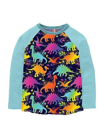 Charlie's Project Boy's Dinosauria Long Sleeve Bamboo Shirt (view 1)