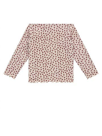 Babyface Girl's Lettuce Hem Printed Long Sleeves Tee (view 2)