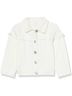 Mud Pie Print White Girl's Denim Jacket Size 12-18 mo - photo 1