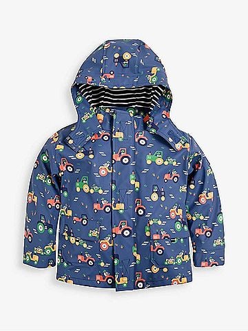 JoJo Maman Bebe 3 In 1 Tractor Cozy Raincoat (view 2)