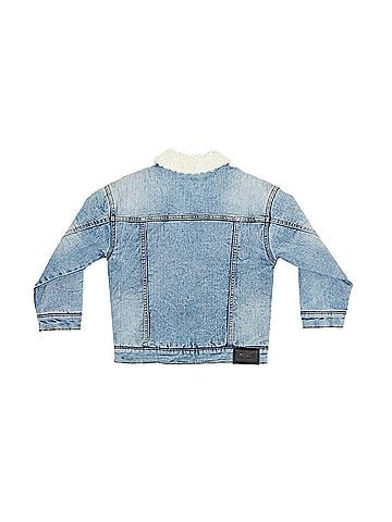 Silver Jeans Co. Boy's Denim Lined Sherpa Jacket (view 2)