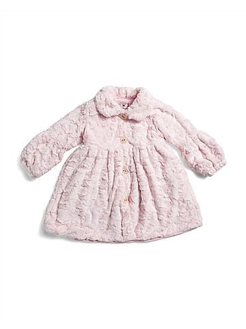 American Widgeon Girl's Faux Fur Coat (view 1)