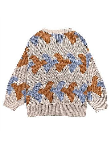Bobo Choses Kid's Birds All Over Knitted Jumper (view 2)