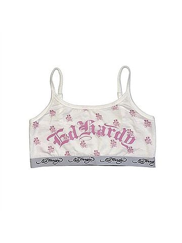 Ed Hardy Tophat Skull Elastic Bralette (view 1)