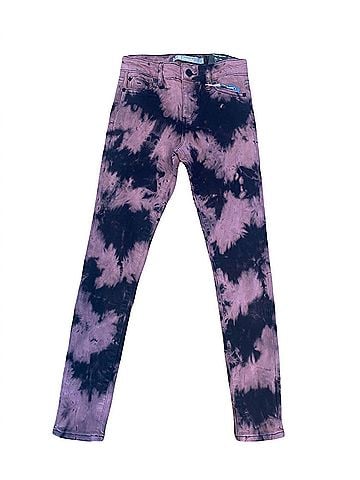 Tractr Kids Mid Rise Tie Dye Skinny Jeans (view 1)