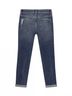 DL1961 Solid Blue Twilight Hour Distressed Harper Boyfriend Jeans Size 14 - photo 2