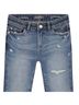 DL1961 Solid Blue Twilight Hour Distressed Harper Boyfriend Jeans Size 14 - photo 3
