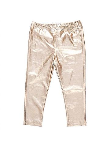Pink Chicken Girl's Lame Leggings (view 1)