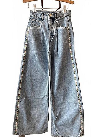 Tractr Girl's Flare Jean With Taping (view 1)