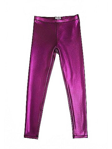 Mia Kid's Metallic Fleeced Lined Legging (view 1)