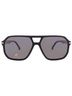 Carrera Solid Black Women's Navigator Sunglasses One size - photo 1