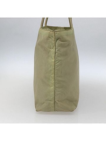 Prada Vintage Zip Tote Tessuto Ecru Nylon Tote Bag Bag (view 2)
