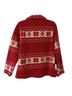 White Stag Fair Isle Red Jacket Size S - photo 2