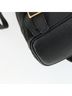 Gucci 100% Suede Solid Black Bamboo Backpack Daim Black Suede Backpack Bag One size - photo 8