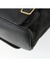 Gucci 100% Suede Solid Black Bamboo Backpack Daim Black Suede Backpack Bag One size - photo 9